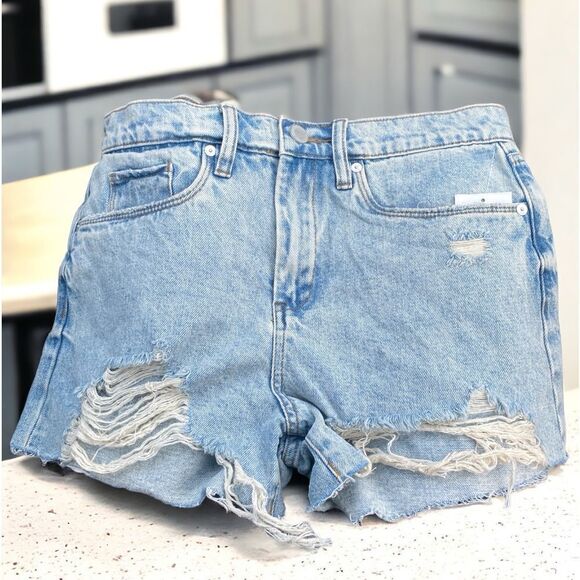Blank NYC Nordstrom Barrow Vintage Inspired Distressed Acid Wash Cutoff Shorts - Picture 6 of 9